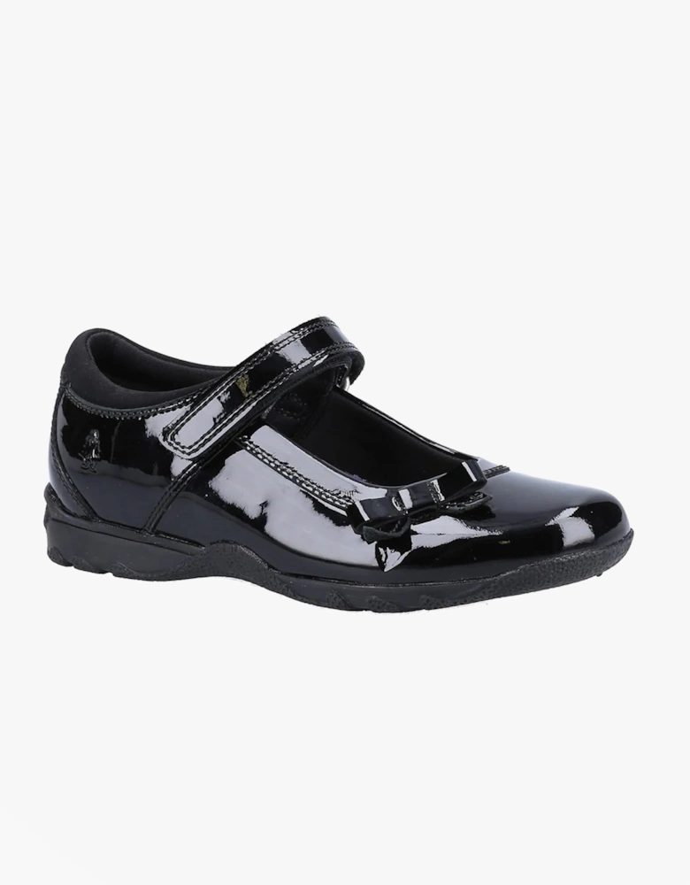 CARRIE Girls School Shoes Black