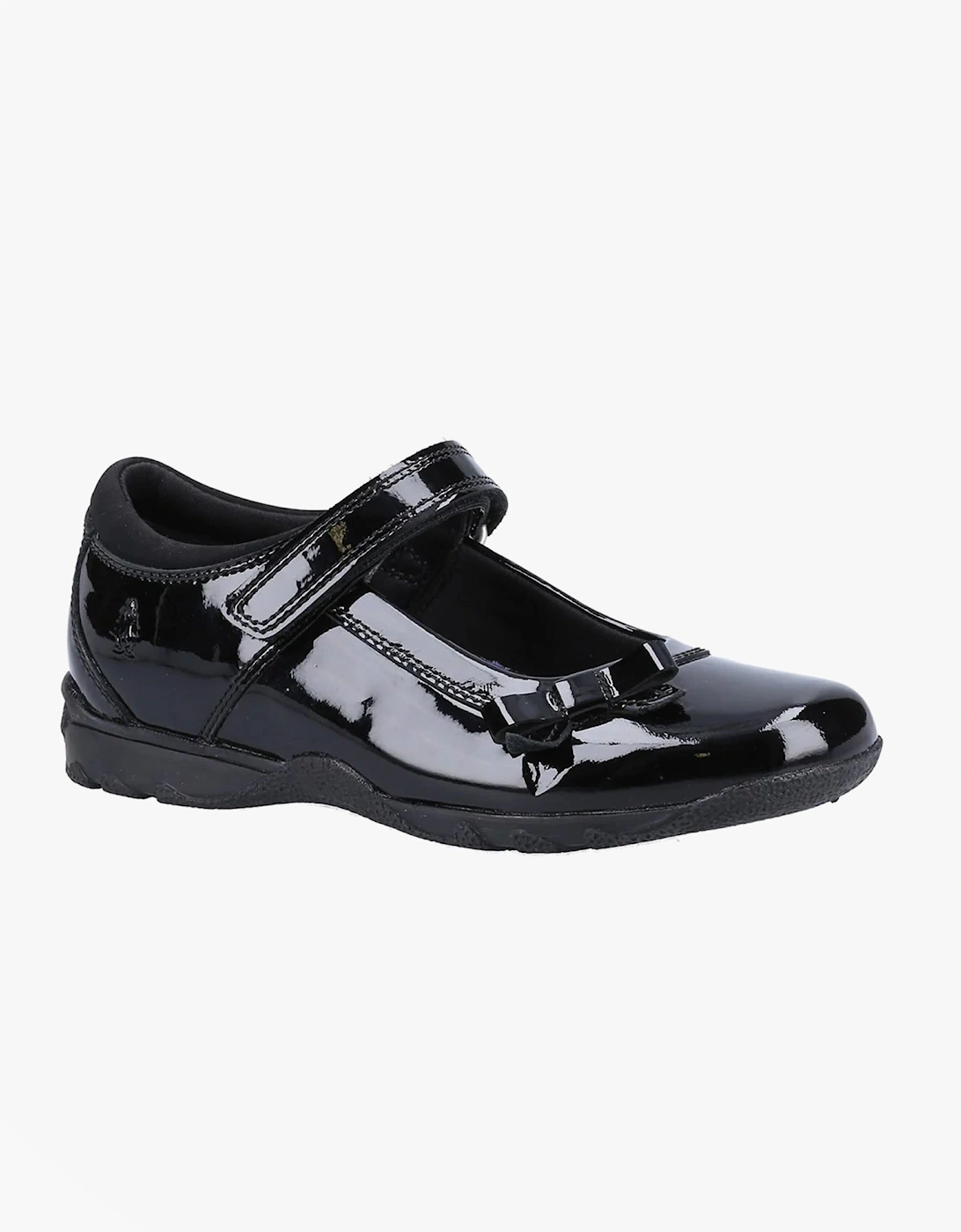 Hush Puppies Girls Black 'S Carrie School Shoes  Uk 4 Older Kids