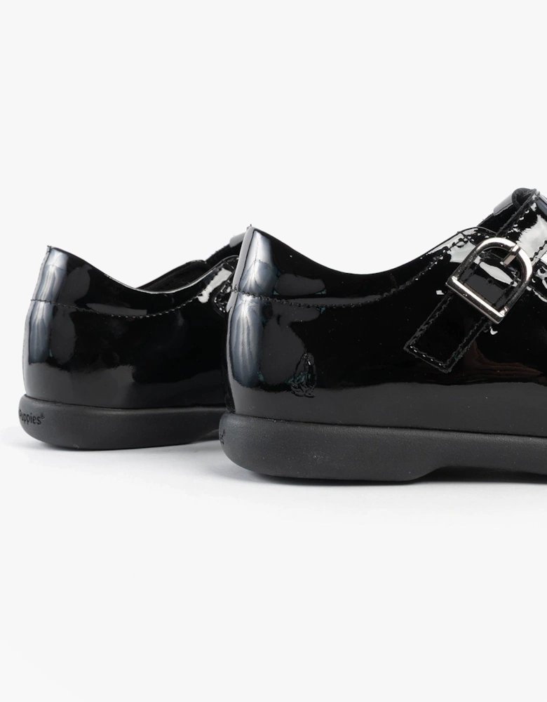 BRITNEY PATENT Girls Shoes Black