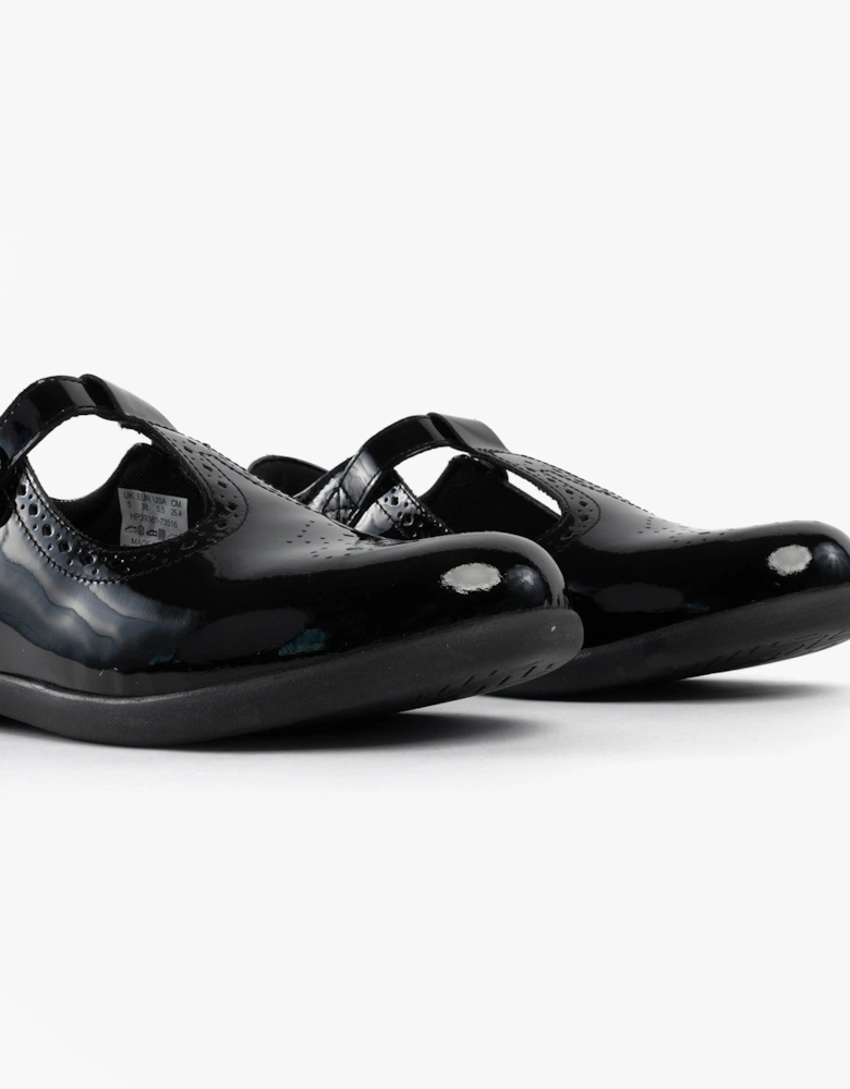 BRITNEY PATENT Girls Shoes Black