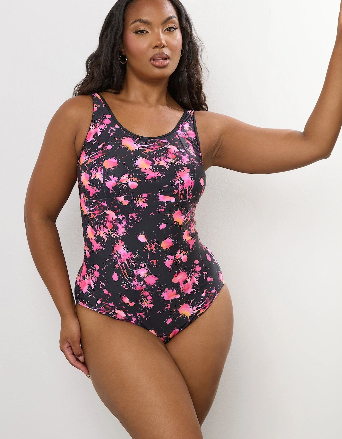 Active Splash Print Swimsuit, 2 of 1