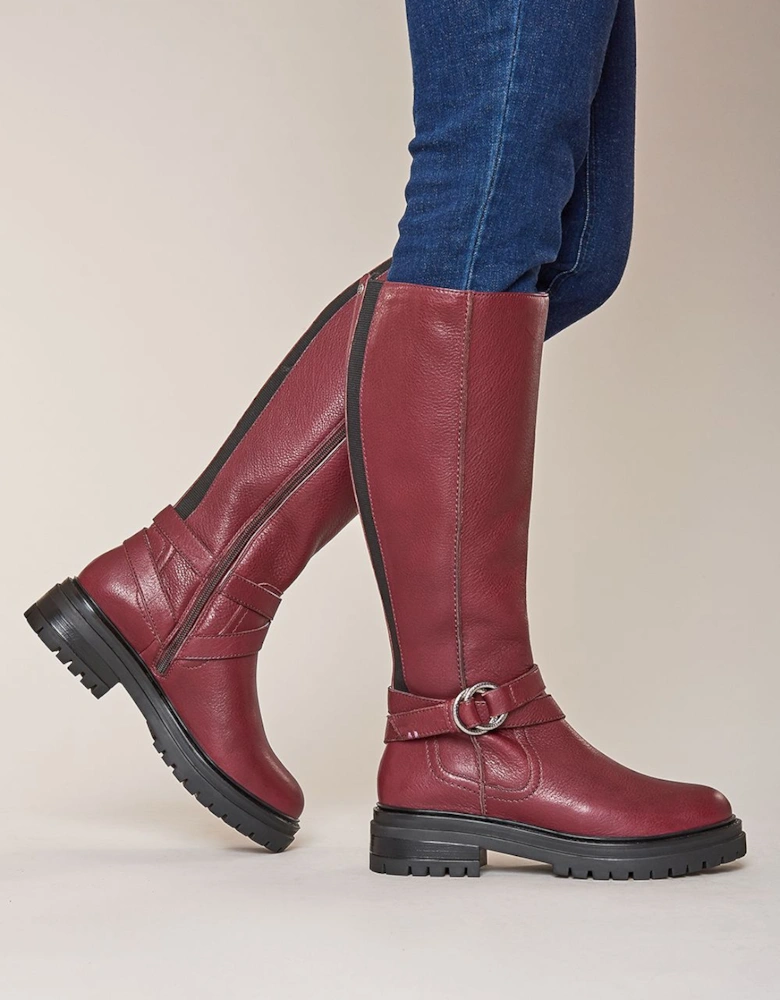 'Kahlo' Ladies Knee-high Leather Boots