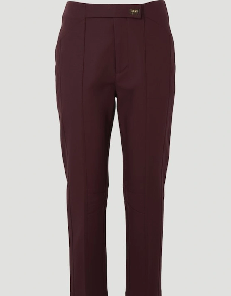Petite Techno Barrel Leg Woven Trousers