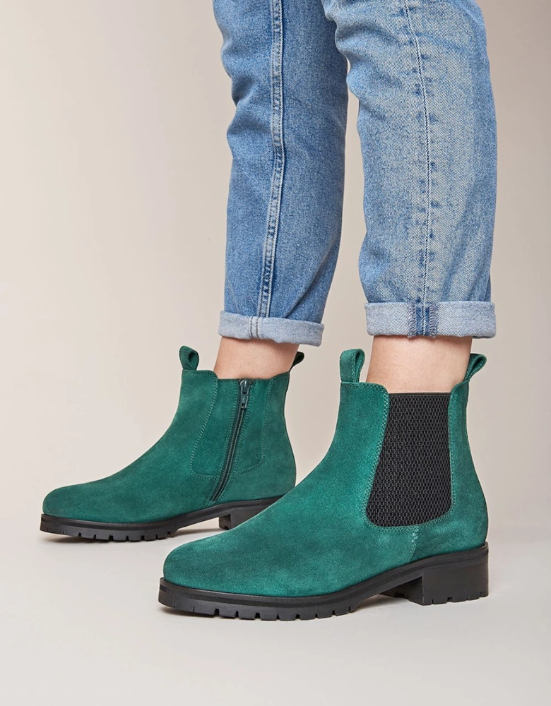 'Saar' Ladies' Suede Chelsea Boots