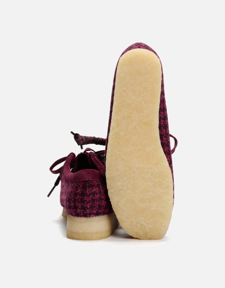 Originals Wallabee Harris Tweed Women's Purple Shoes