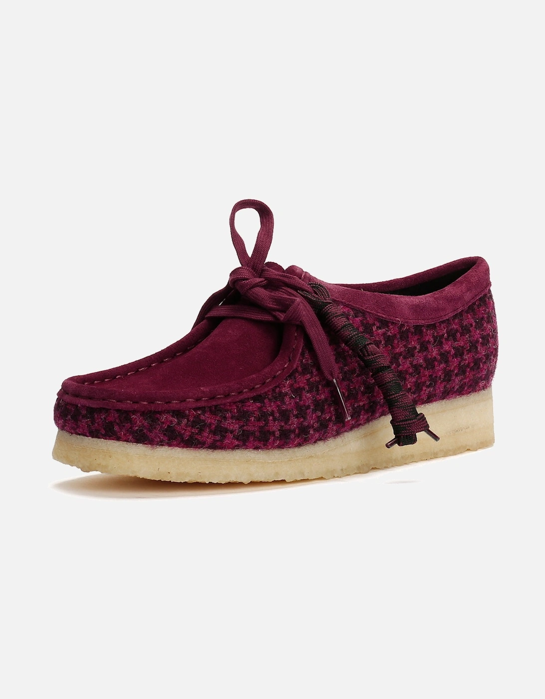Originals Wallabee Harris Tweed Women's Purple Shoes