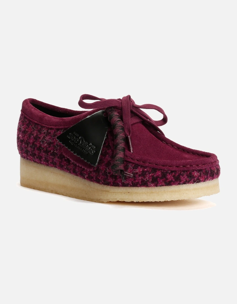 Originals Wallabee Harris Tweed Women's Purple Shoes