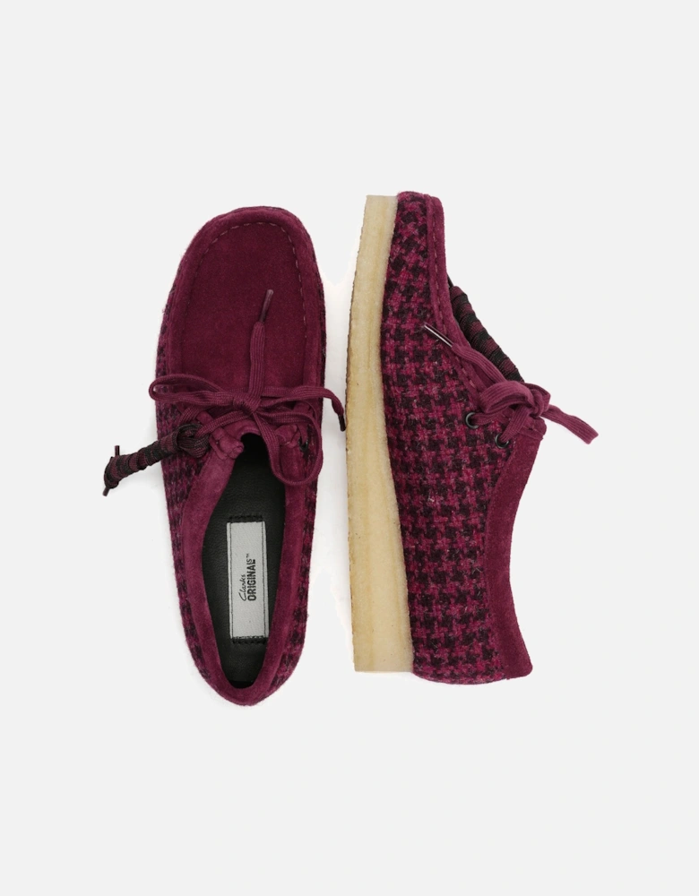 Originals Wallabee Harris Tweed Women's Purple Shoes