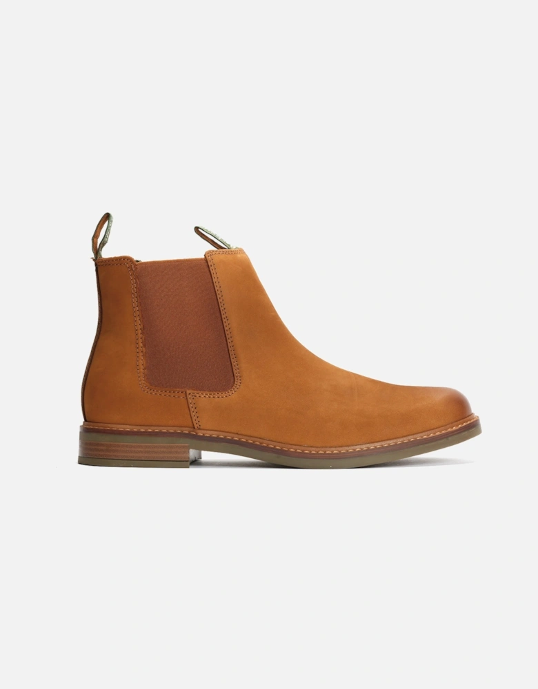 Farsley Leather Men's Dark Tan Chelsea Boots