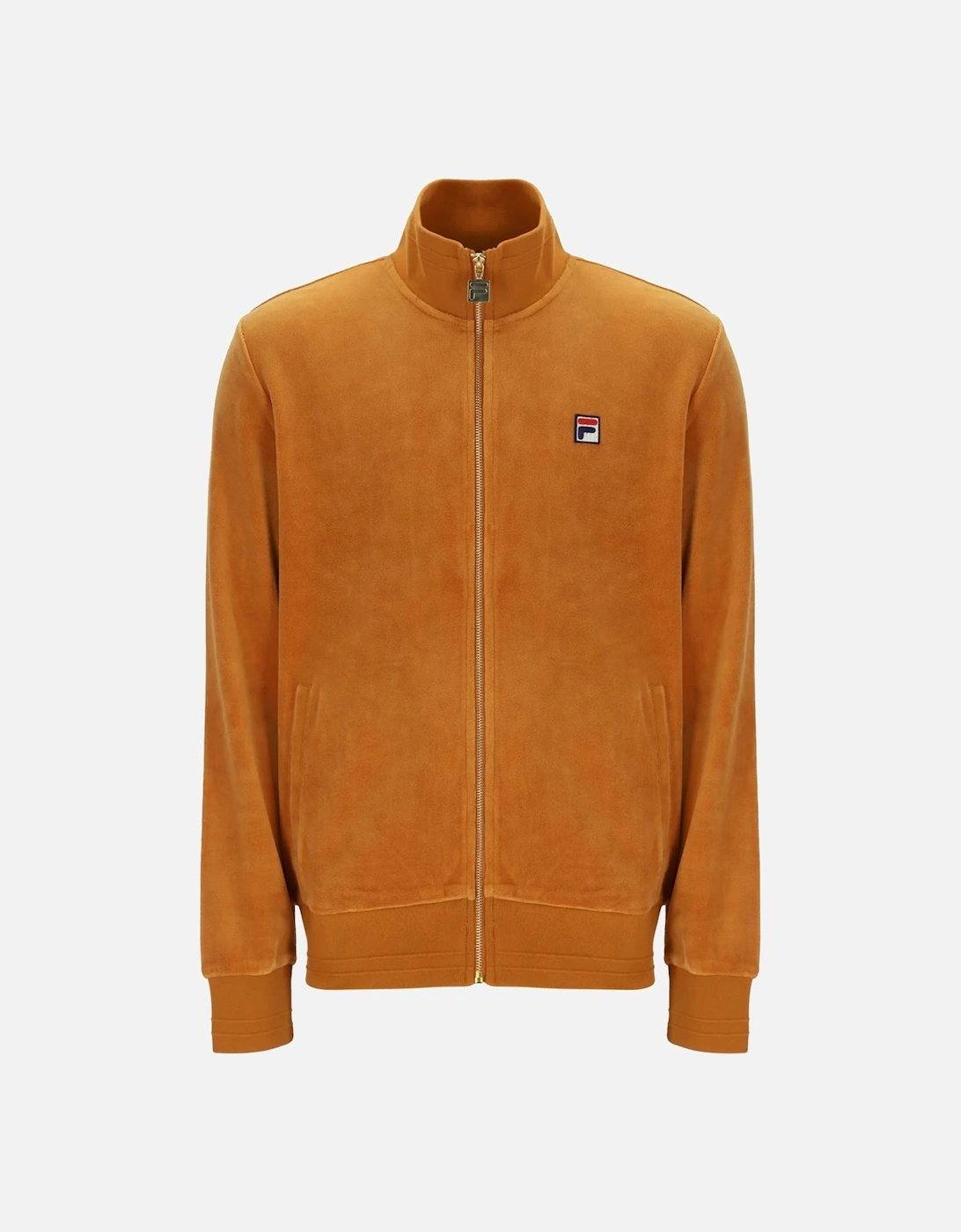Nero Velour Track Top Jacket Pumpkin Spice, 5 of 4
