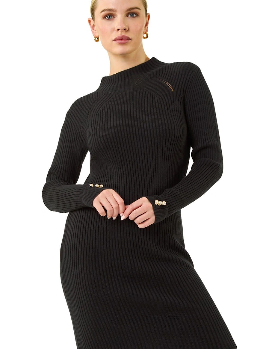 Petite Knitted Midi Dress, 2 of 1