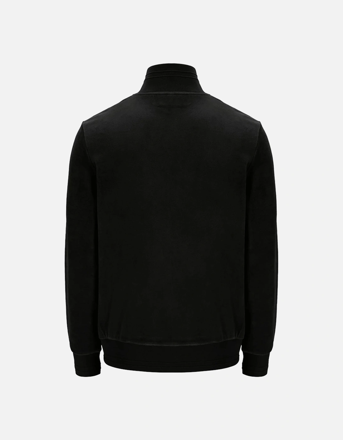 Nero Velour Track Top Jacket Black