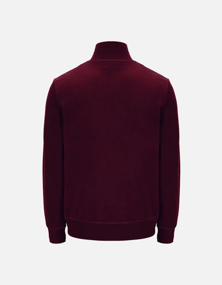 Nero Velour Track Top Jacket Fig