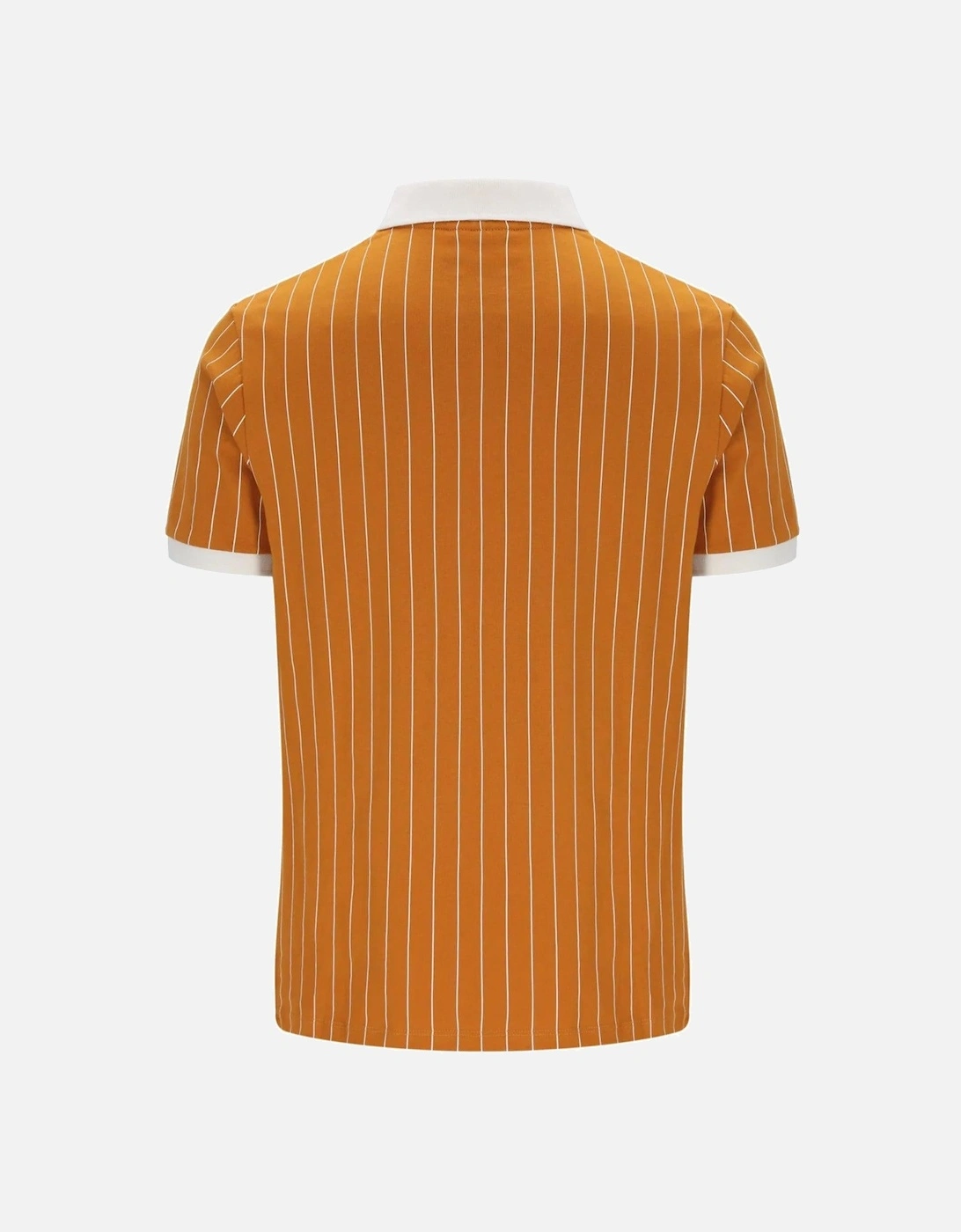 BB1 Classic Striped Polo Shirt Pumpkin Spice/Gardenia/Black