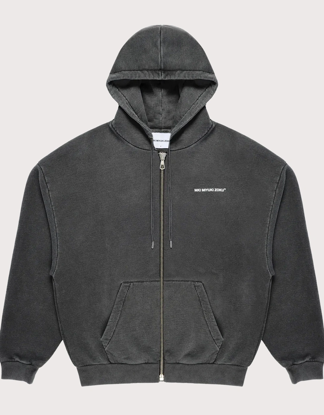 Oversized Uniform Zip Through Hoodie