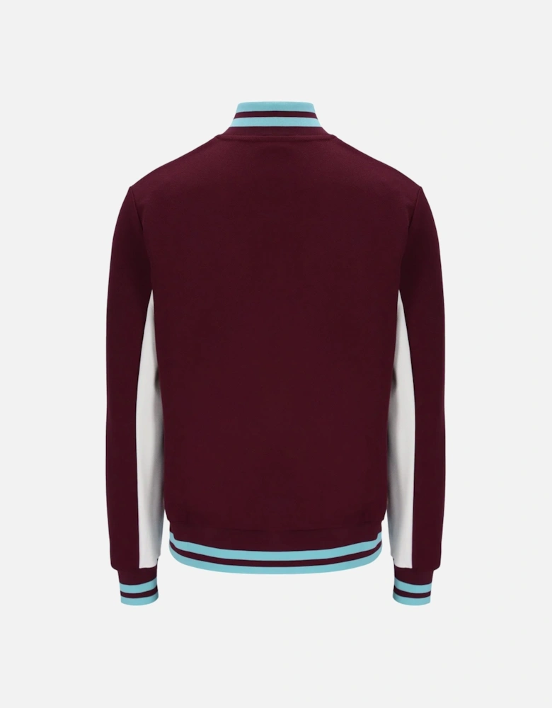 Tiebreaker Funnel Neck Track Top Jacket Fig/Gardenia/Milky Blue