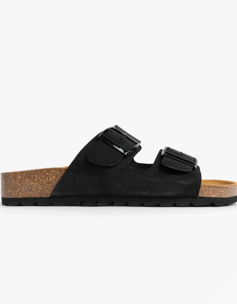 BLAIRE Womens Cross Strap Sandals Black