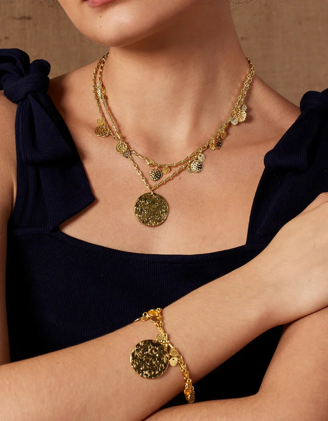 Spice court gold necklace