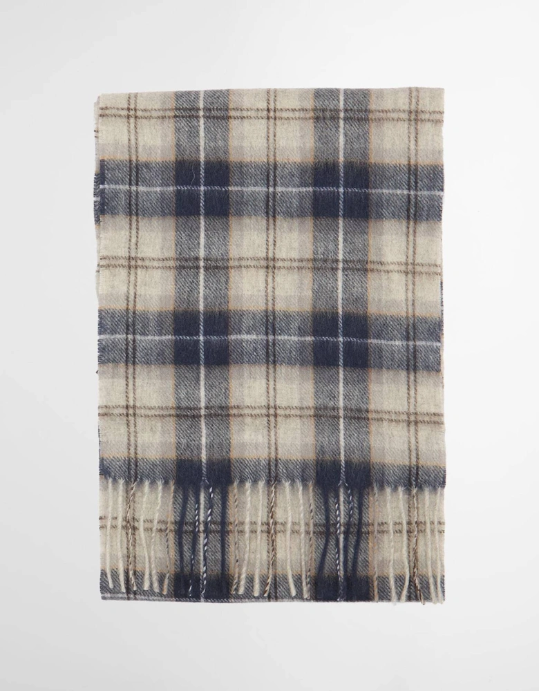 Glove & Tartan Scarf Gift Set - Grey Midnight