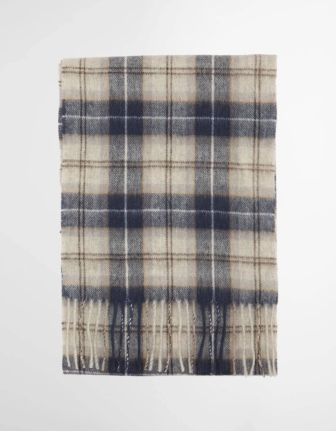 Glove & Tartan Scarf Gift Set - Grey Midnight