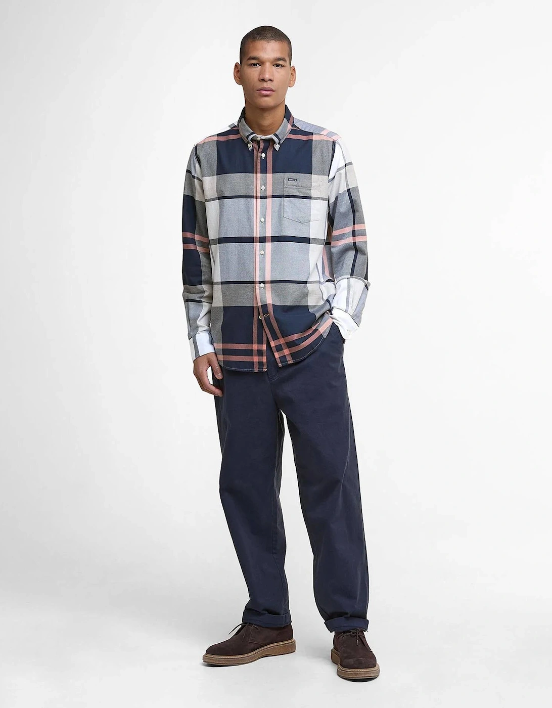 Dunoon Tailored Shirt - Riverstone Tartan