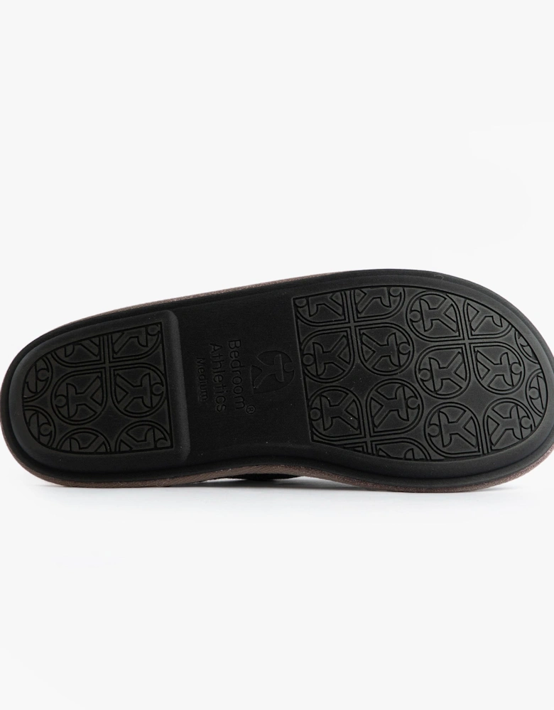 KIEFER Mens Mules SlippersDistressed Tea