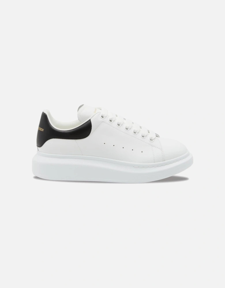Oversized Leather Trainer in White