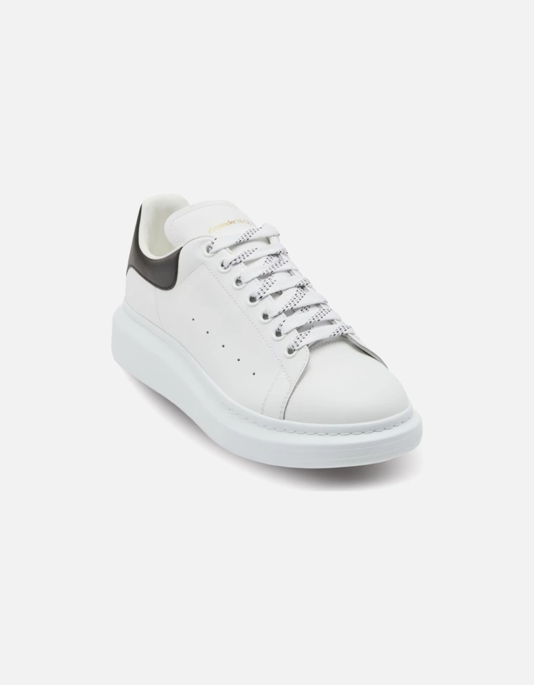Oversized Leather Trainer in White