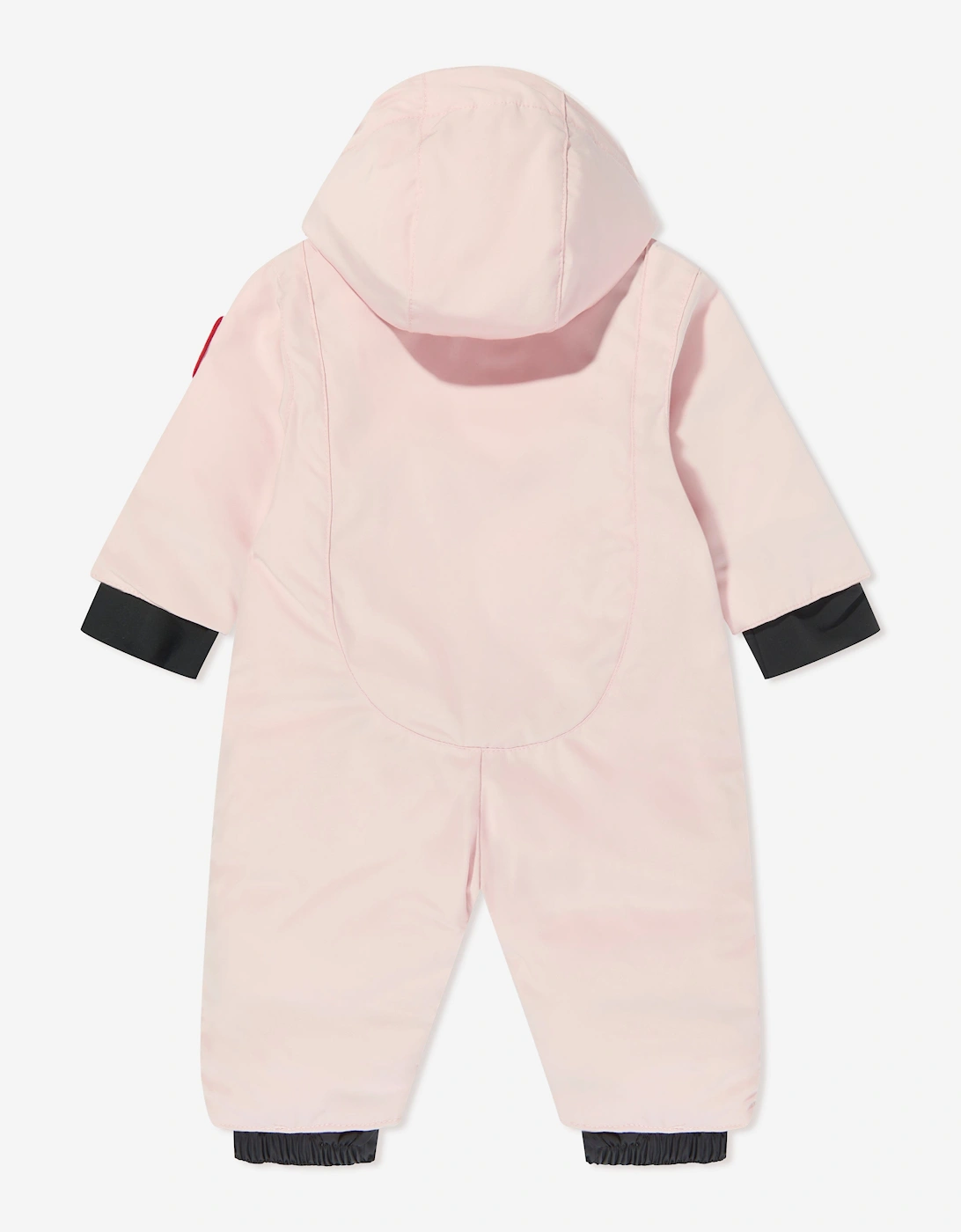 Baby Girls Down Padded Lamb Snowsuit in Pink