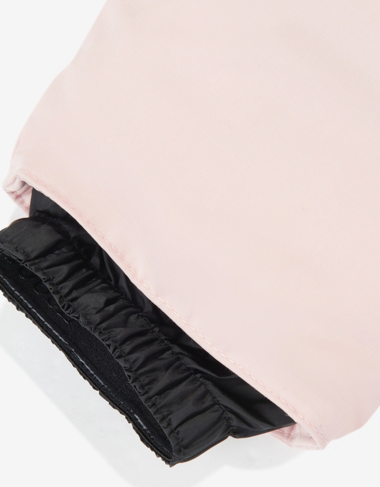 Baby Girls Down Padded Lamb Snowsuit in Pink