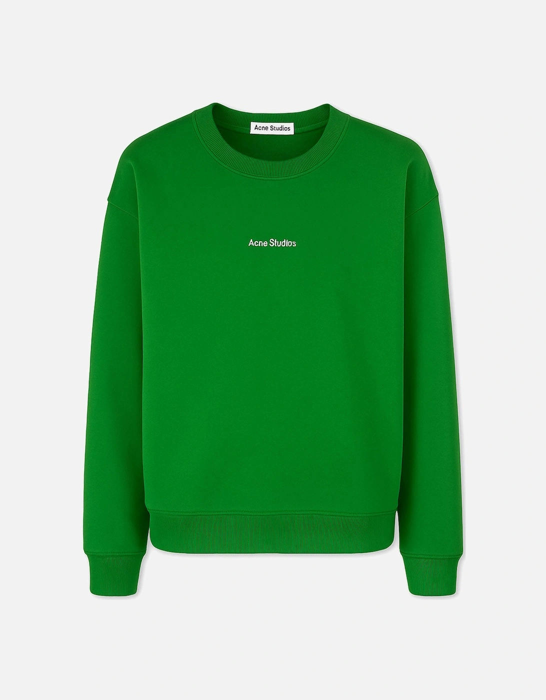 Men's Green Franklin Stamp Oversized Logo Print Sweatshirt, 3 of 2