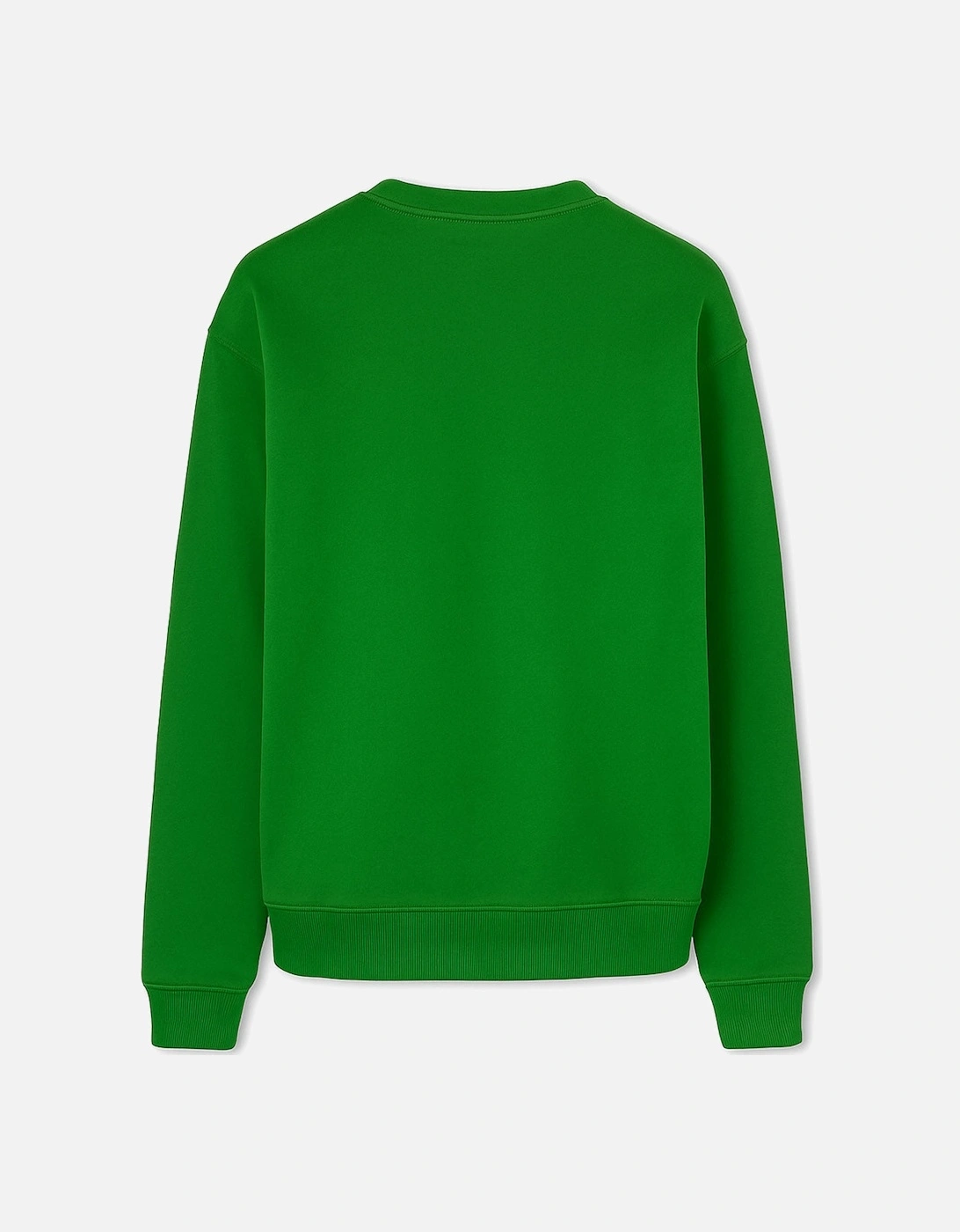 Men's Green Franklin Stamp Oversized Logo Print Sweatshirt