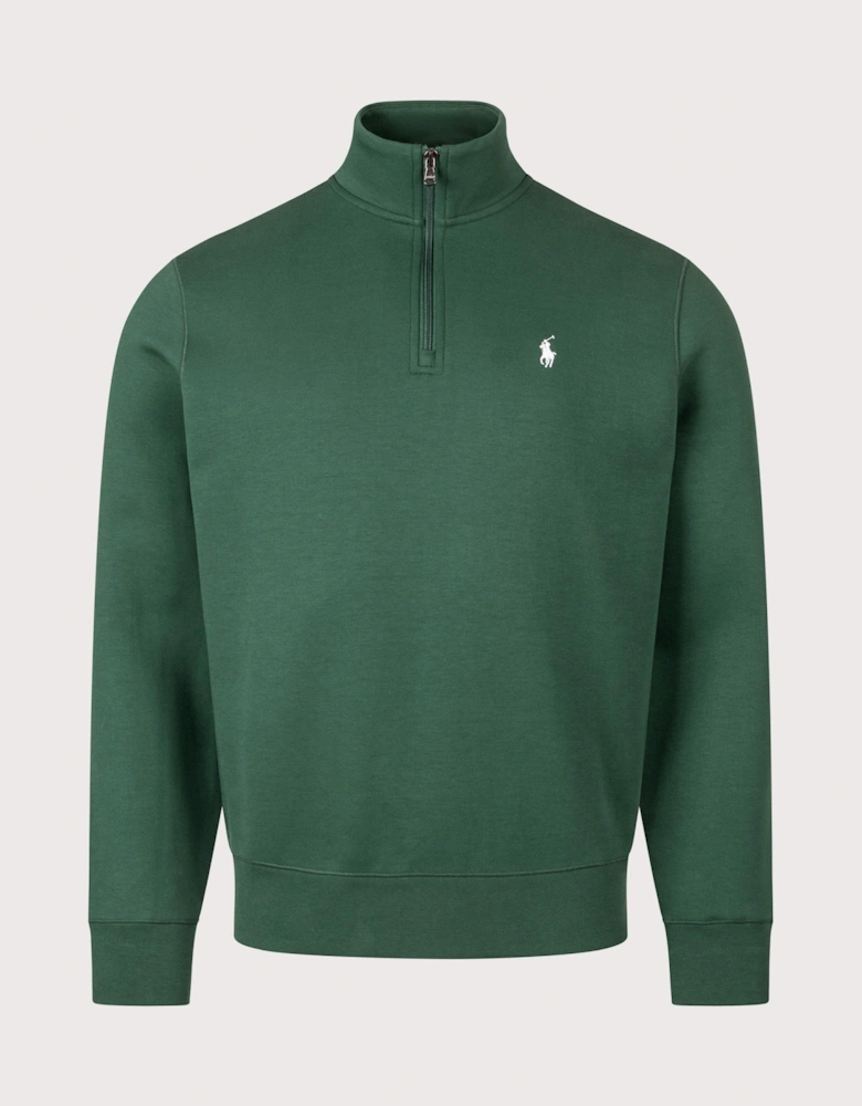Double-Knit Quarter-Zip Jumper