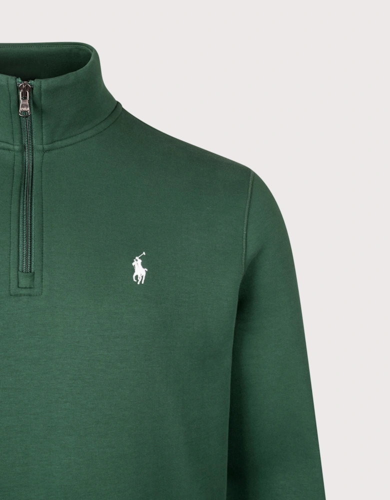 Double-Knit Quarter-Zip Jumper