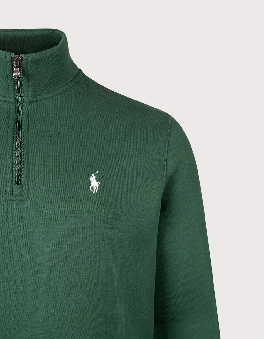 Double-Knit Quarter-Zip Jumper