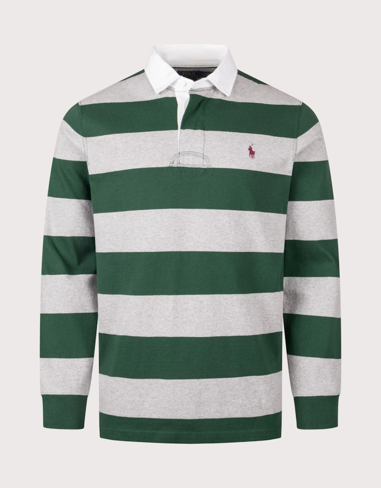 Classic Fit The Iconic Striped Rugby Shirt