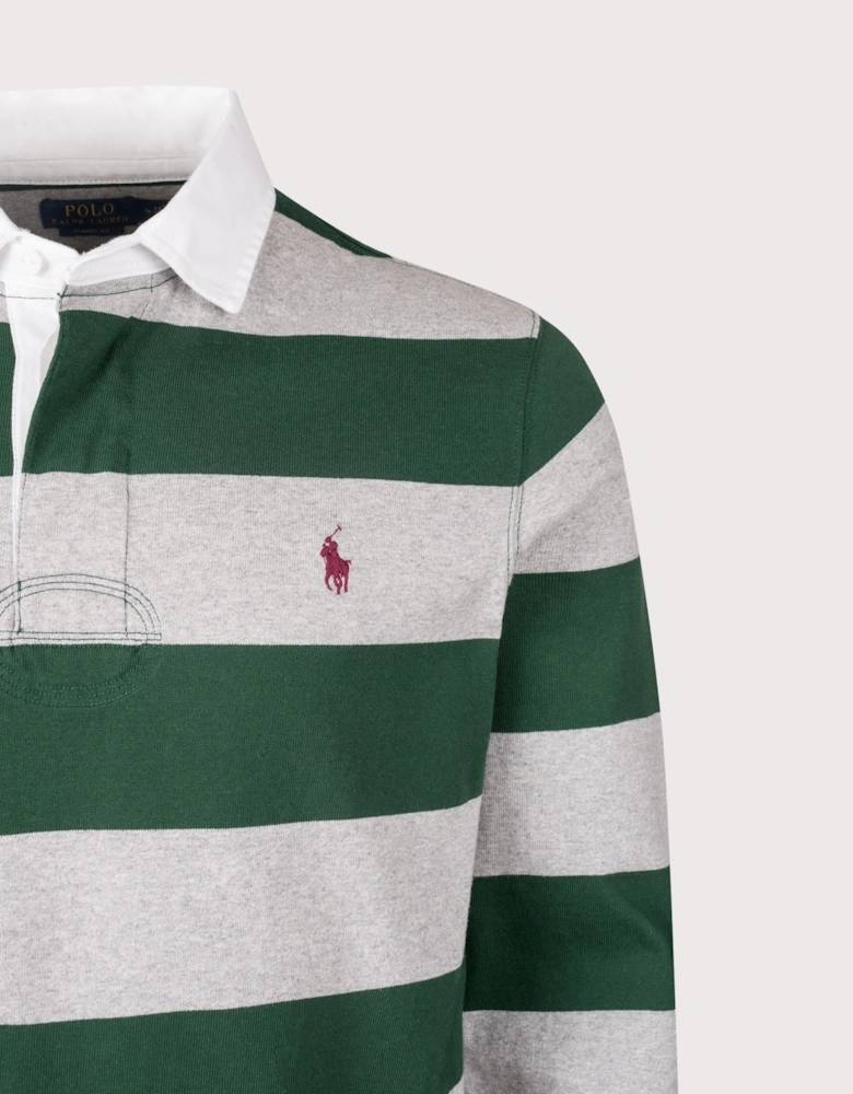 Classic Fit The Iconic Striped Rugby Shirt