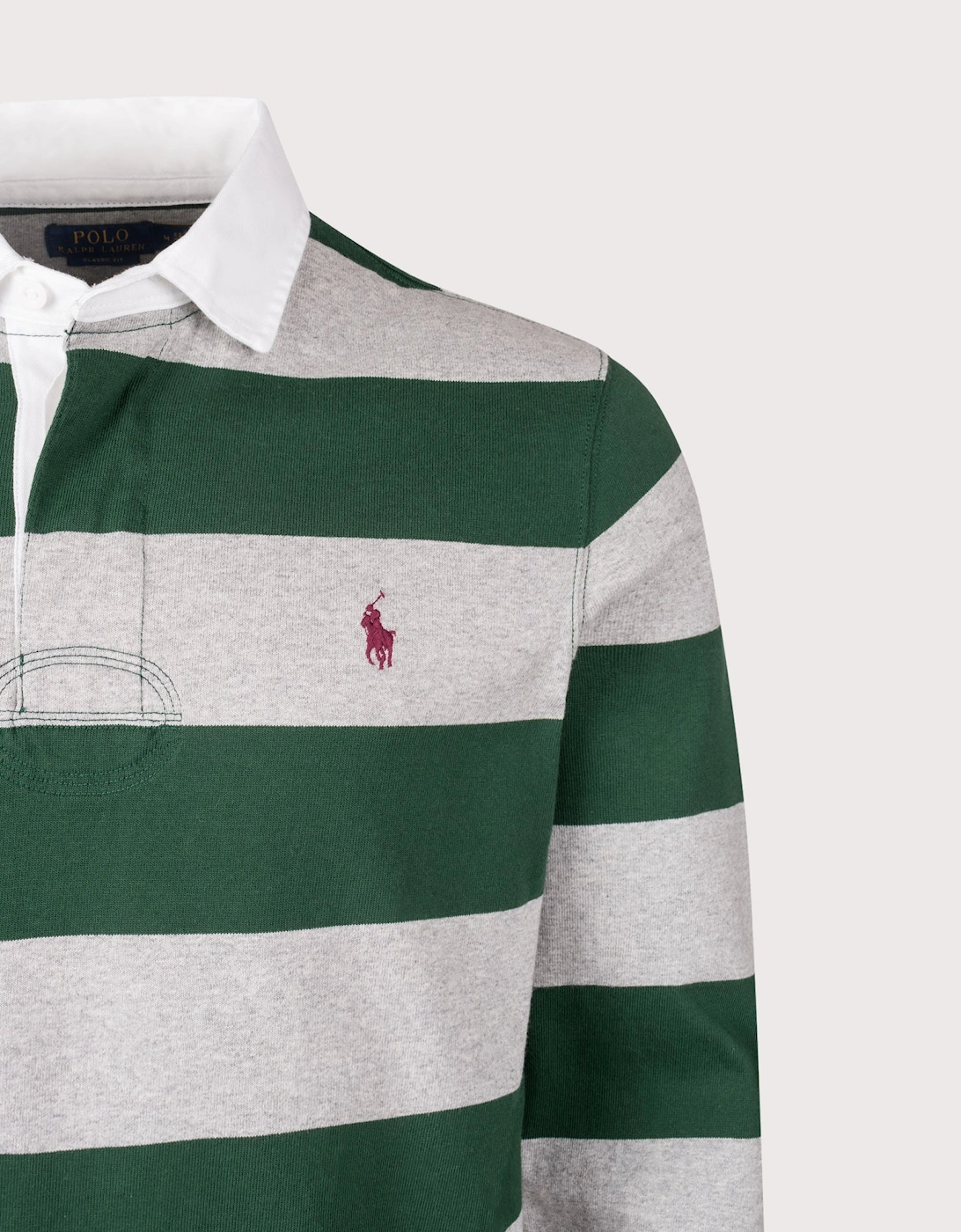 Classic Fit The Iconic Striped Rugby Shirt