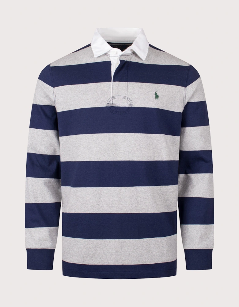 Classic Fit The Iconic Striped Rugby Shirt