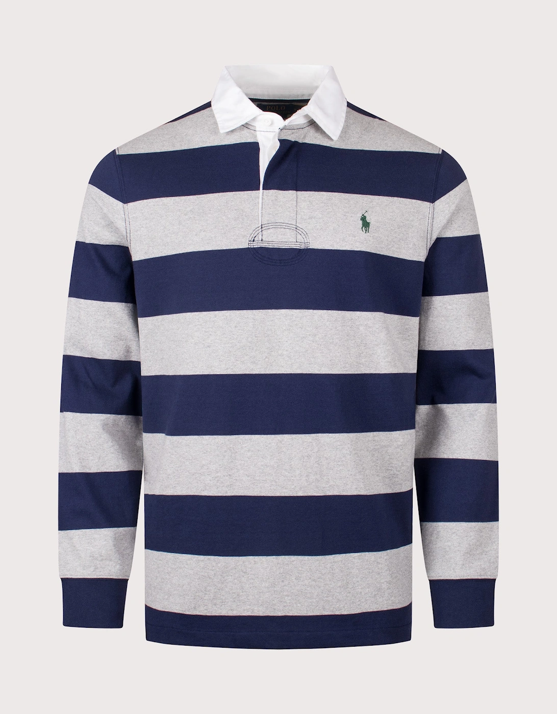 Classic Fit The Iconic Striped Rugby Shirt, 4 of 3
