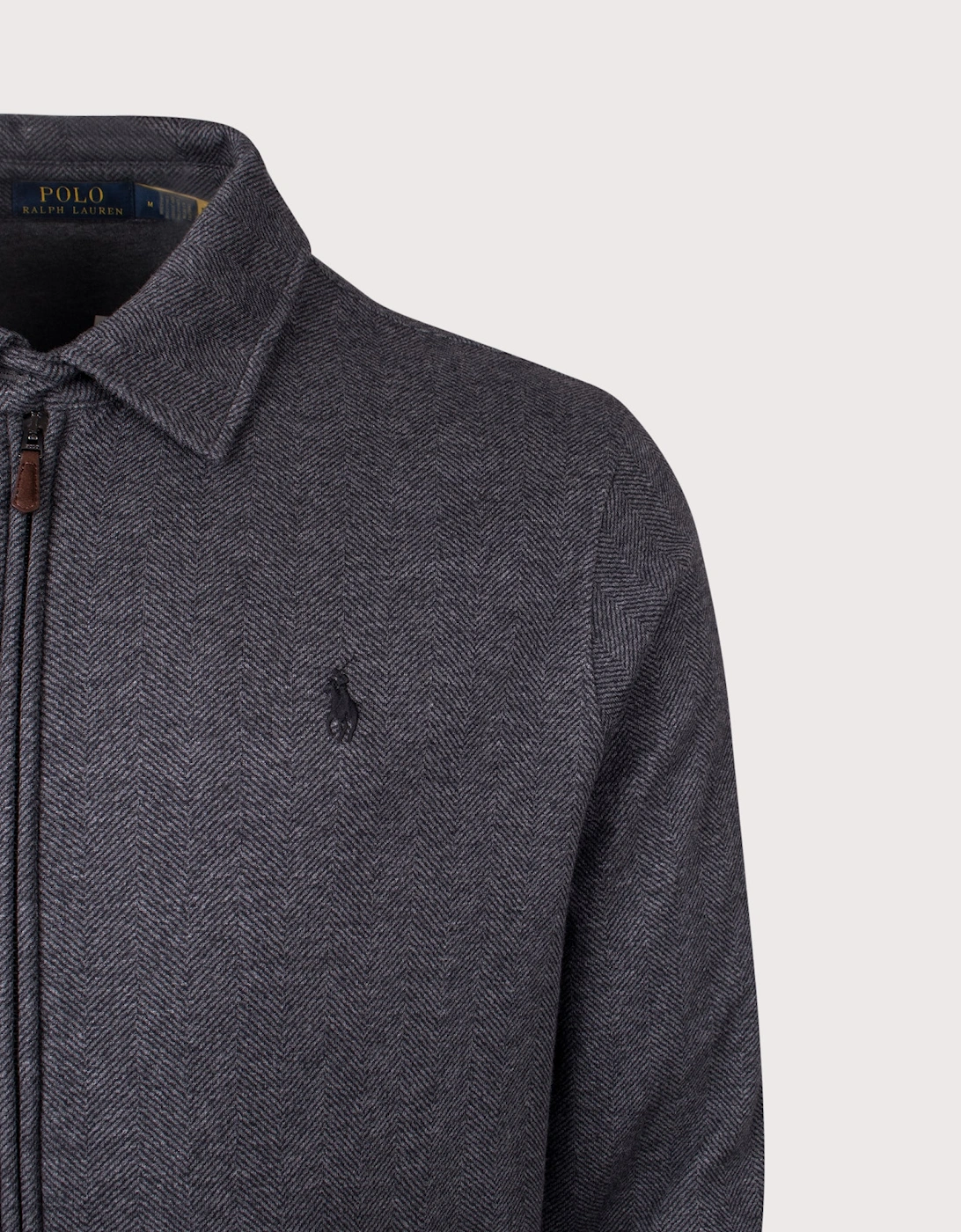 Herringbone Jersey Bomber Jacket