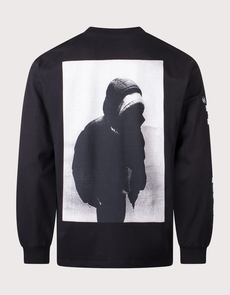 Relaxed Fit Archive Script Long Sleeve T-Shirt