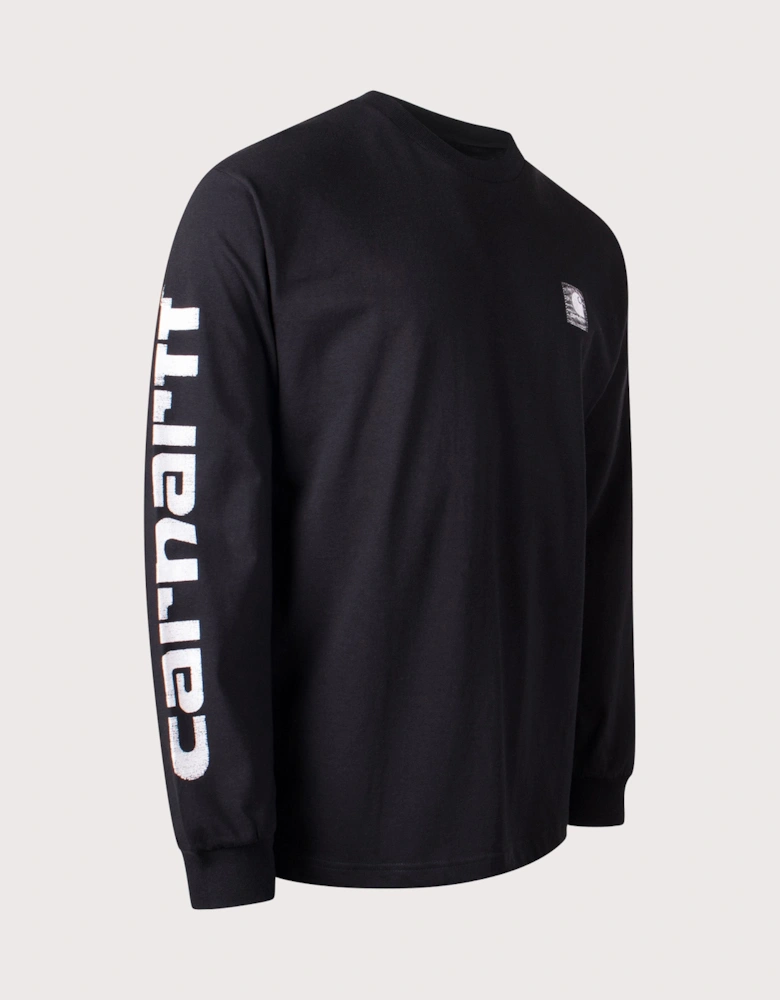 Relaxed Fit Archive Script Long Sleeve T-Shirt