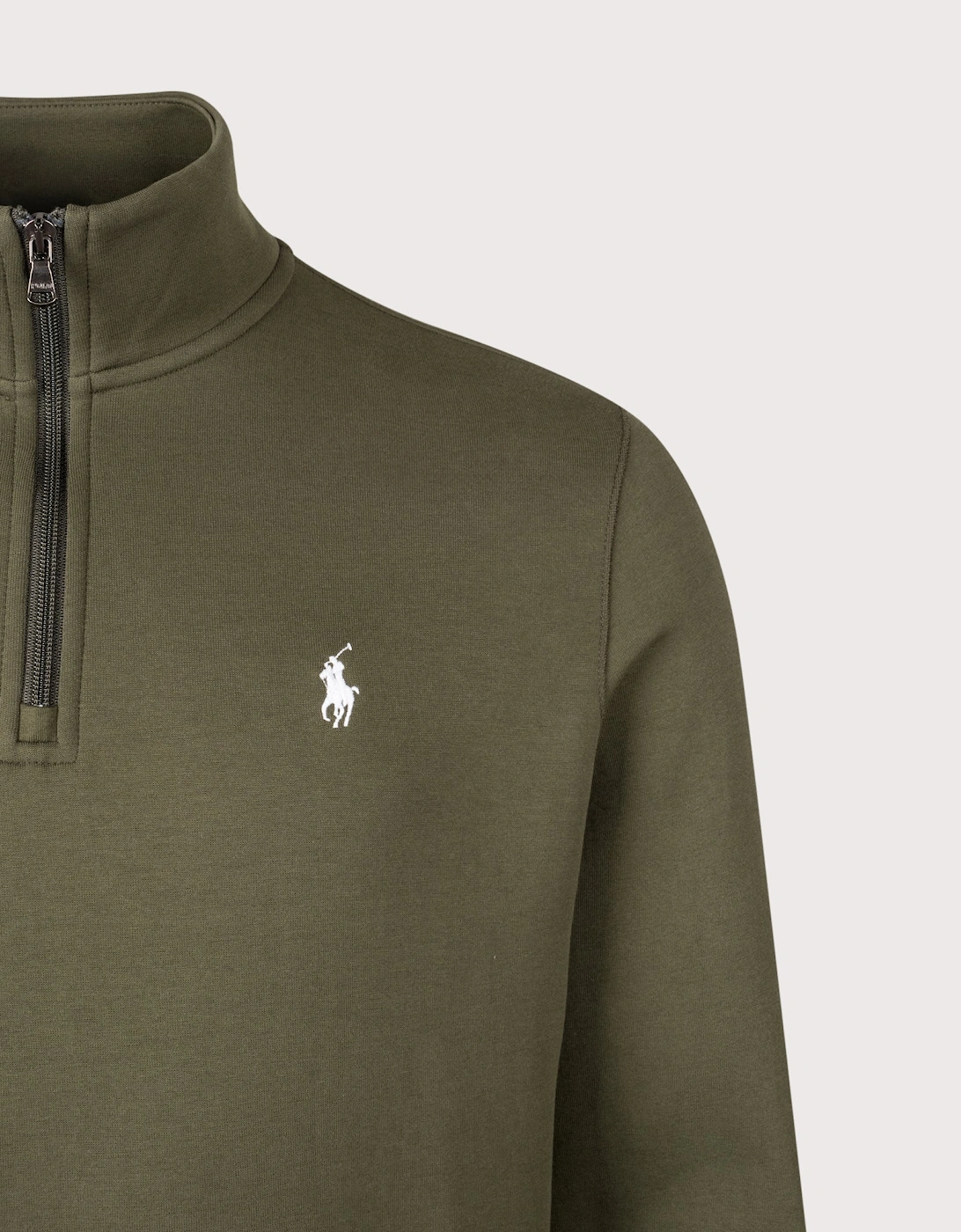 Double-Knit Quarter-Zip Jumper