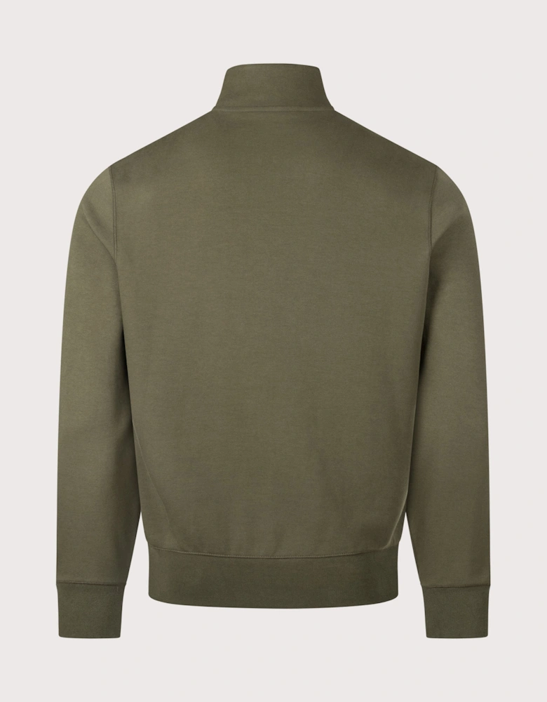 Double-Knit Quarter-Zip Jumper
