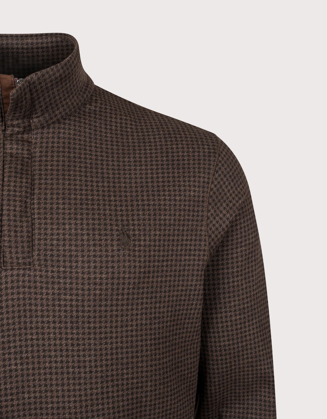 Houndstooth Jersey Jumper