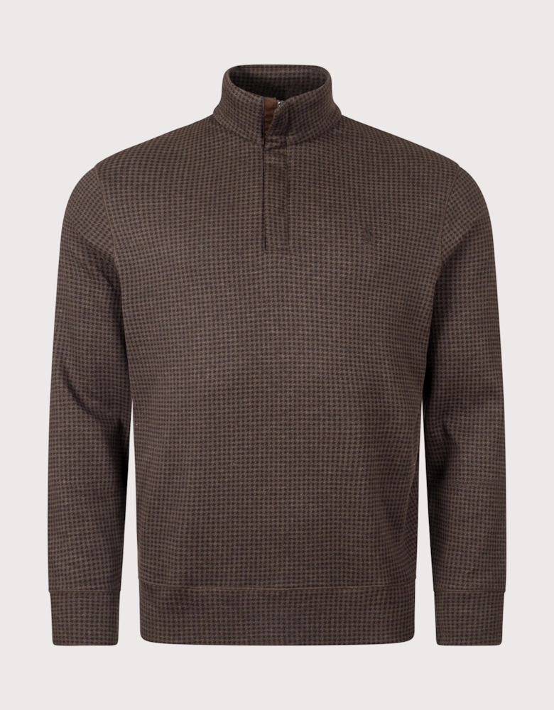 Houndstooth Jersey Jumper