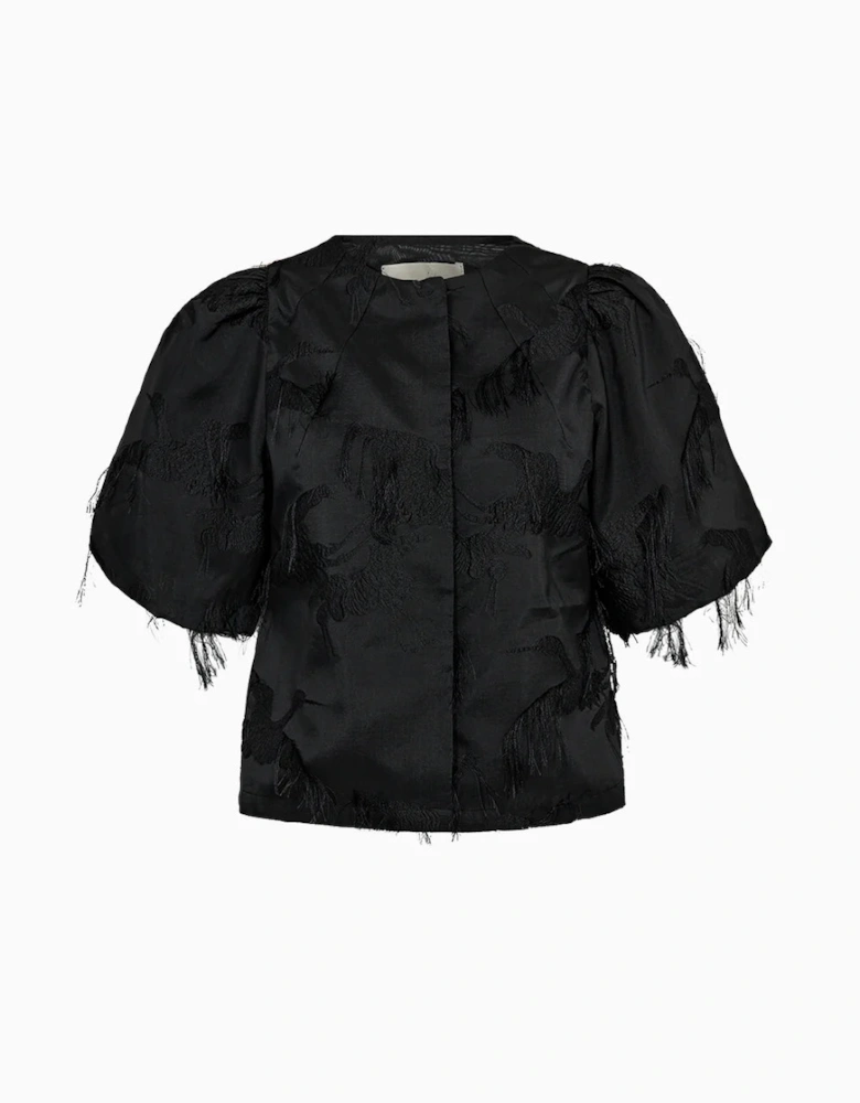 Winnie puffy flamingo jacket