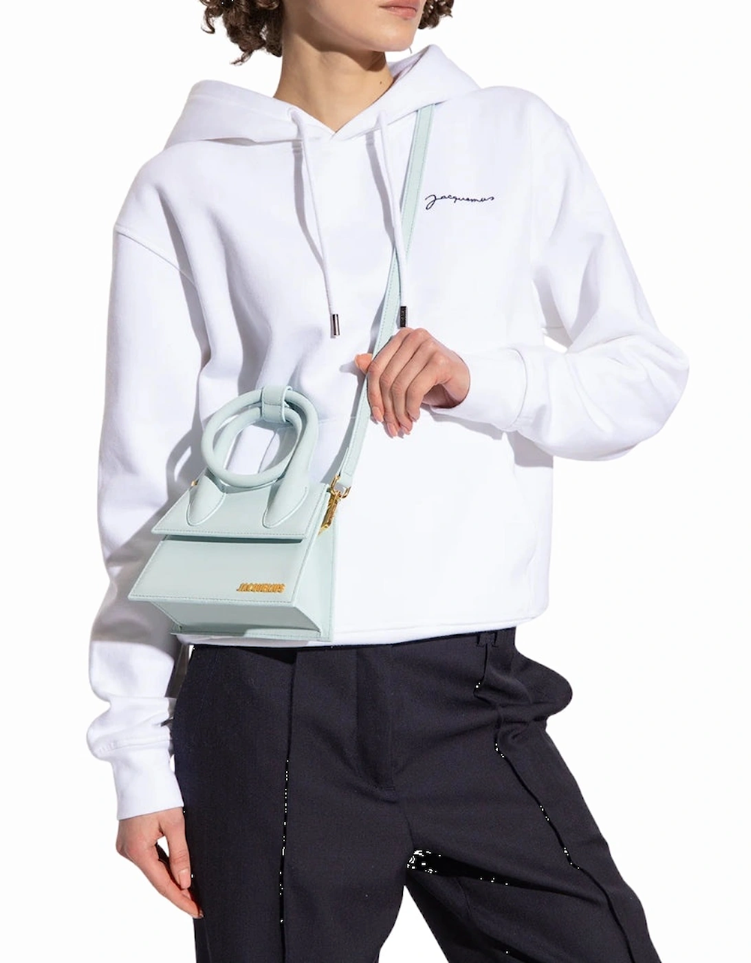 Le Chiquito Noeud Pale Blue Bag