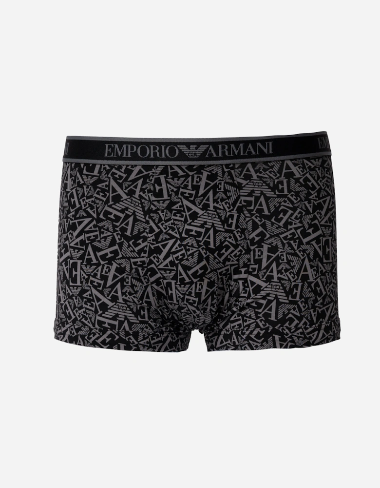 3-Pack AX Geometric Trunks  - Black/Black-Shade/Shade MC198